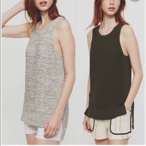 Lou & Grey Olive Green Sweater Tank